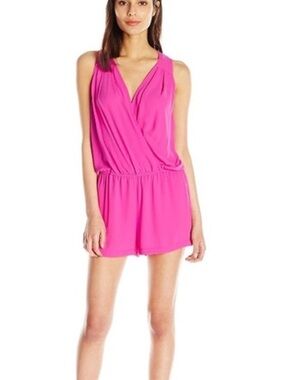 NWT BCBGeneration Hot Pink Romper